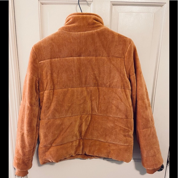 NWOT Altar’d State burnt orange corduroy down coat - Picture 7 of 7